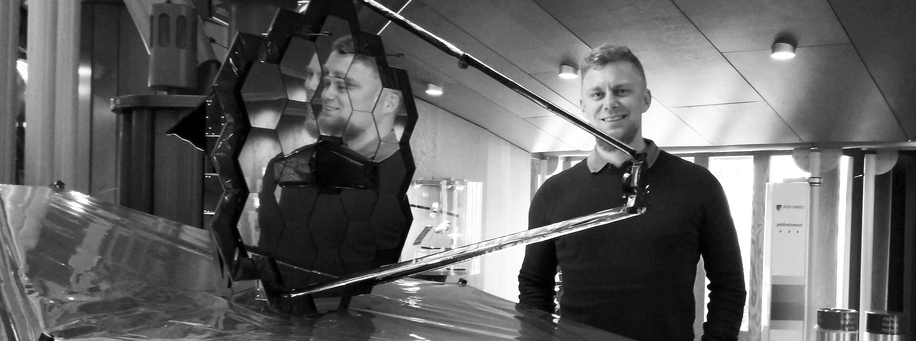 Richard Hynek with James Wbb Space Telescope