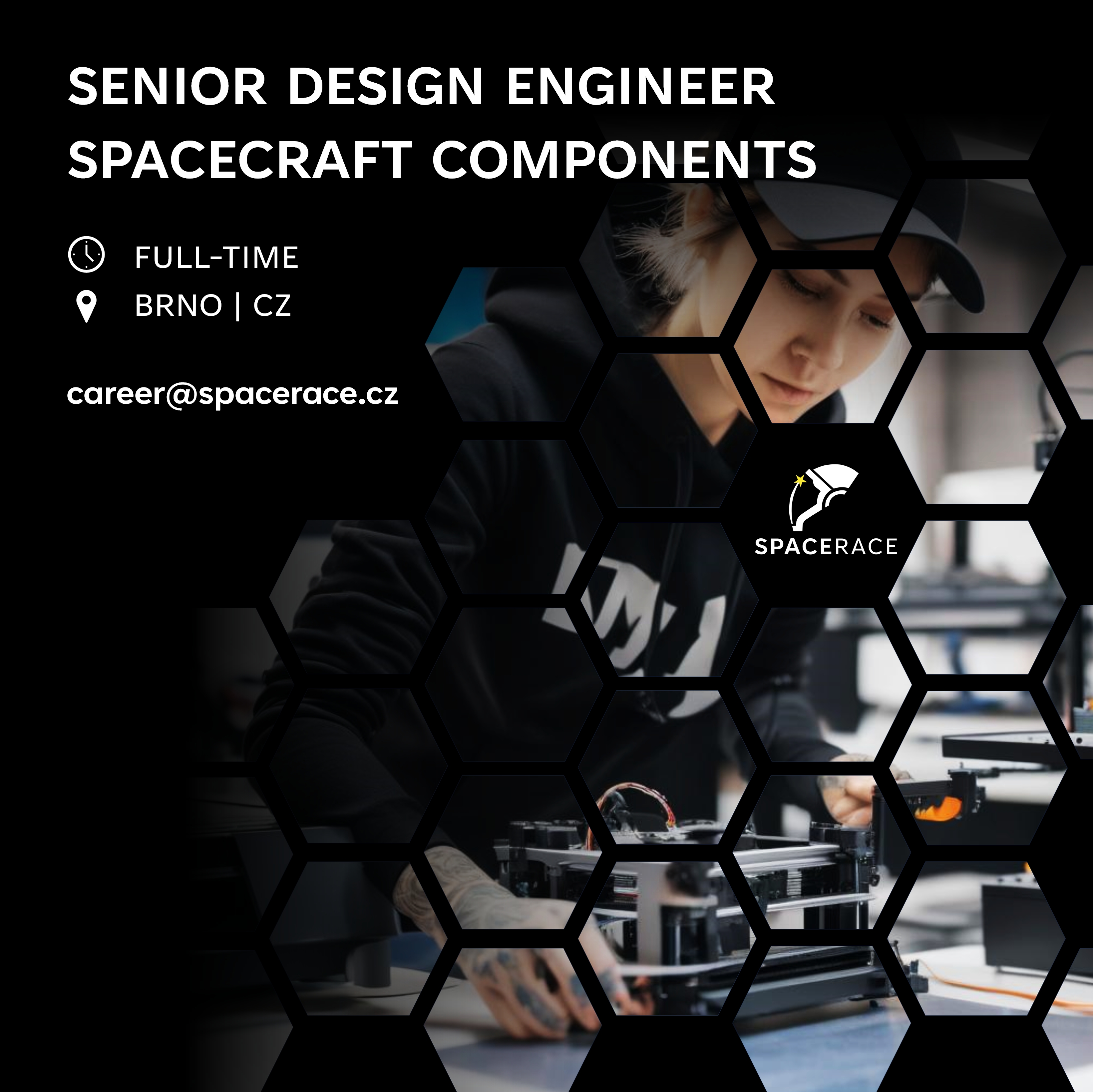 Design engineer spacecraft components FULL TIME open position hiring